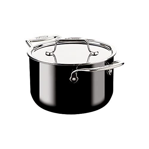 All-Clad FUSIONTEC 4-Qt Ceramic Soup Pot with Steel Core (Onyx) — $134.55 (was $249.95, 46% off)
