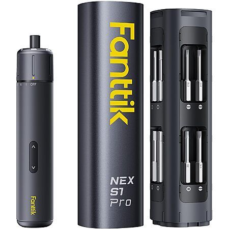 Fanttik S1 Pro Electric Screwdriver with 16 S2 Bits — $34.99 with code 4OH79HXV (was $46.99)