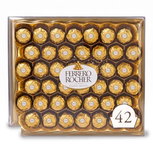 ALIVE AGAIN: Ferrero Rocher Hazelnut Milk Chocolates, 84 Count (2 Boxes of 42) — $20.99 (63% off)