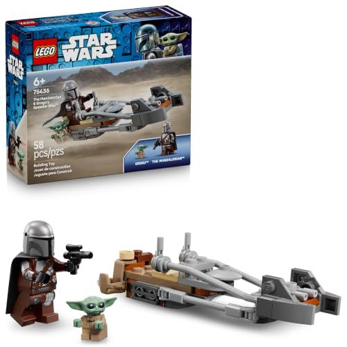 LEGO Star Wars The Mandalorian & Grogu's Speeder Bike 75436 (58 Pieces) — $6.99 (30% off)