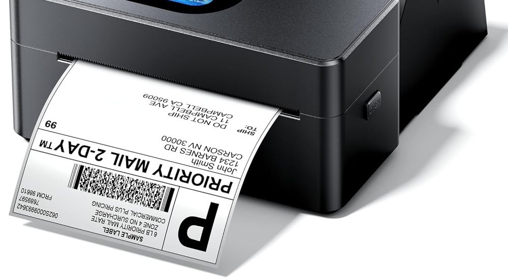 Phomemo PM64D Bluetooth Thermal Label Printer with Touchscreen (4" x 6" Shipping Labels) — $49.99 with code (44% off)